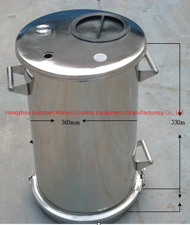 55L Powder Coating Hopper Fluidizing Powder Hoppers