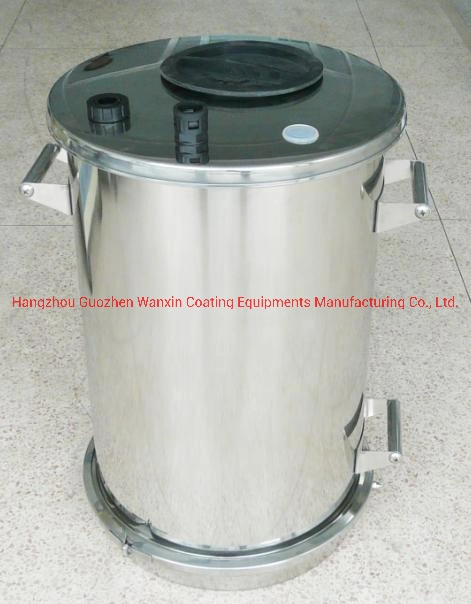 55L Powder Coating Hopper Fluidizing Powder Hoppers